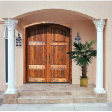 Exterior Plain Contempory Solid Hardwood Doors, Wooden Door